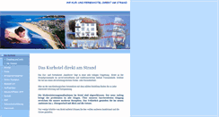 Desktop Screenshot of kurhotel-sanddorn.de