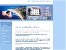 Tablet Screenshot of kurhotel-sanddorn.de